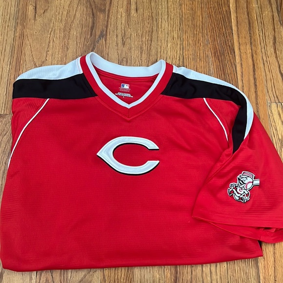 Mens Cincinnati Reds jersey Sz L - Picture 1 of 4